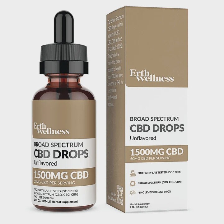 Broad Spectrum THC Free CBD Drops