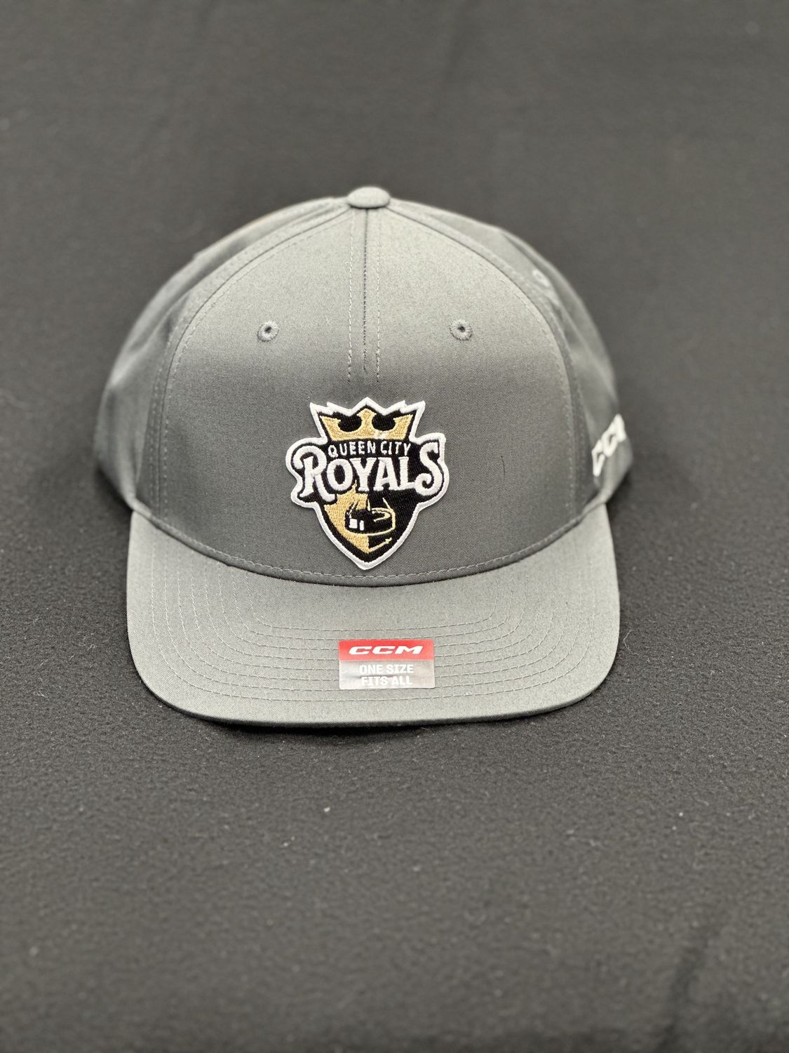 HAT CCM FLAT-BRIM SNAPBACK GREY