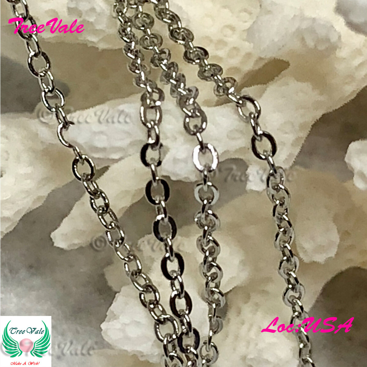 18&quot; Cable Chain - Solid 925 Sterling Silver