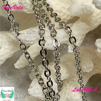 18&quot; Cable Chain - Solid 925 Sterling Silver