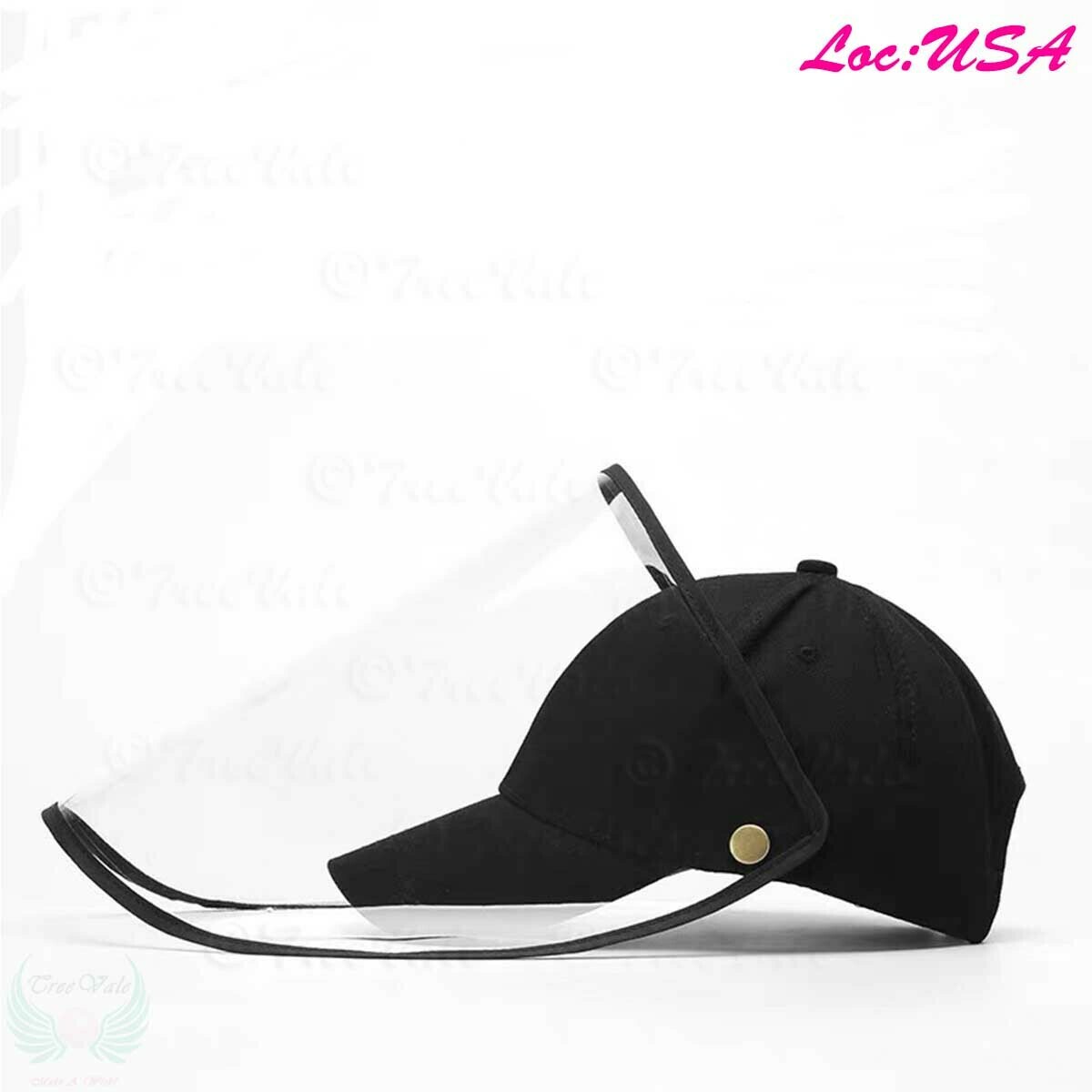 Protective Cap Unisex Clear Full Face Cover Outdoor Baseball Hat