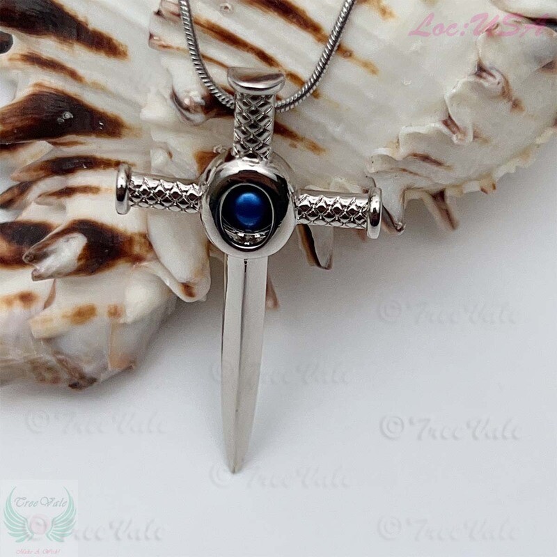 Sword of Truth Locket Pearl Cage Pendant - Hold 5mm - 8mm Pearl