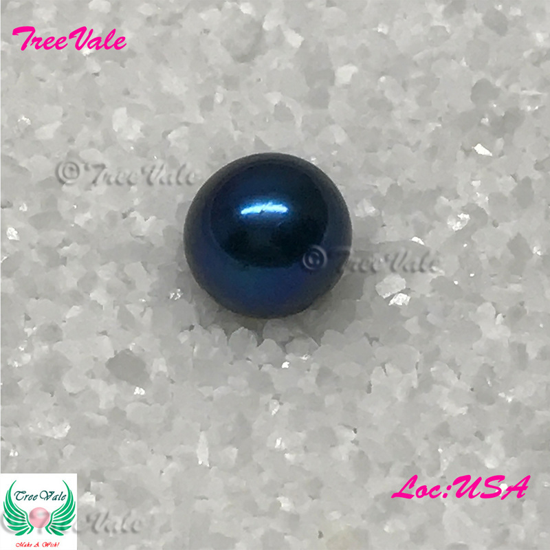 Blue Pearl Large [7-9mm] in Akoya Oyster - Wrapped Individually