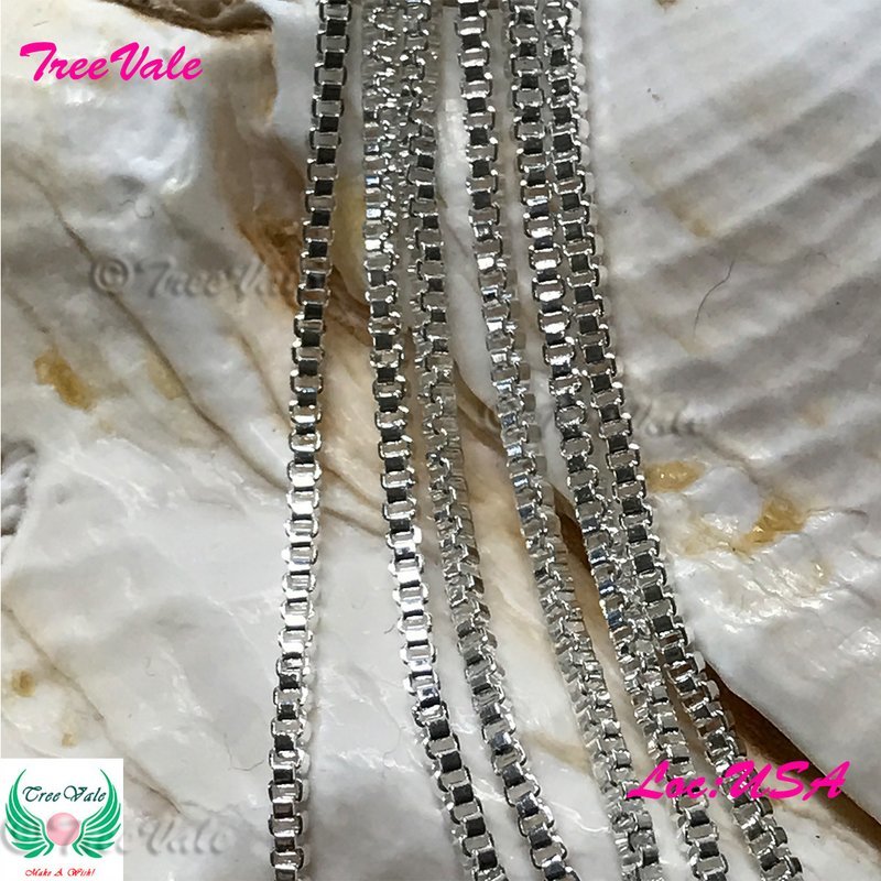 18" Box Chain - Silver Plated