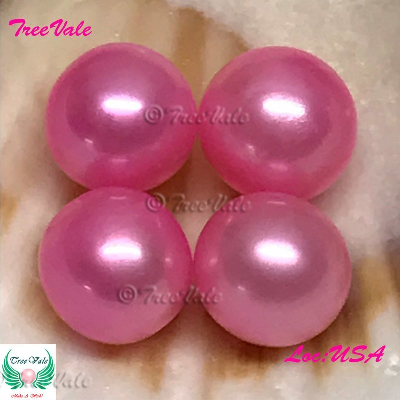 One Individually Wrapped Oyster Each With - Blossom Hot Pink LARGE Pearl