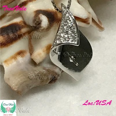 Cone Shell Pendant Setting - 925 Sterling Silver