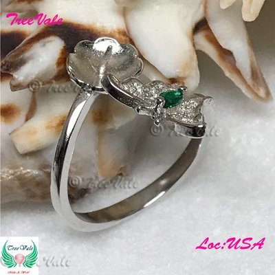 Butterfly of Hope ADJUSTABLE Ring Setting - 925 Sterling Silver