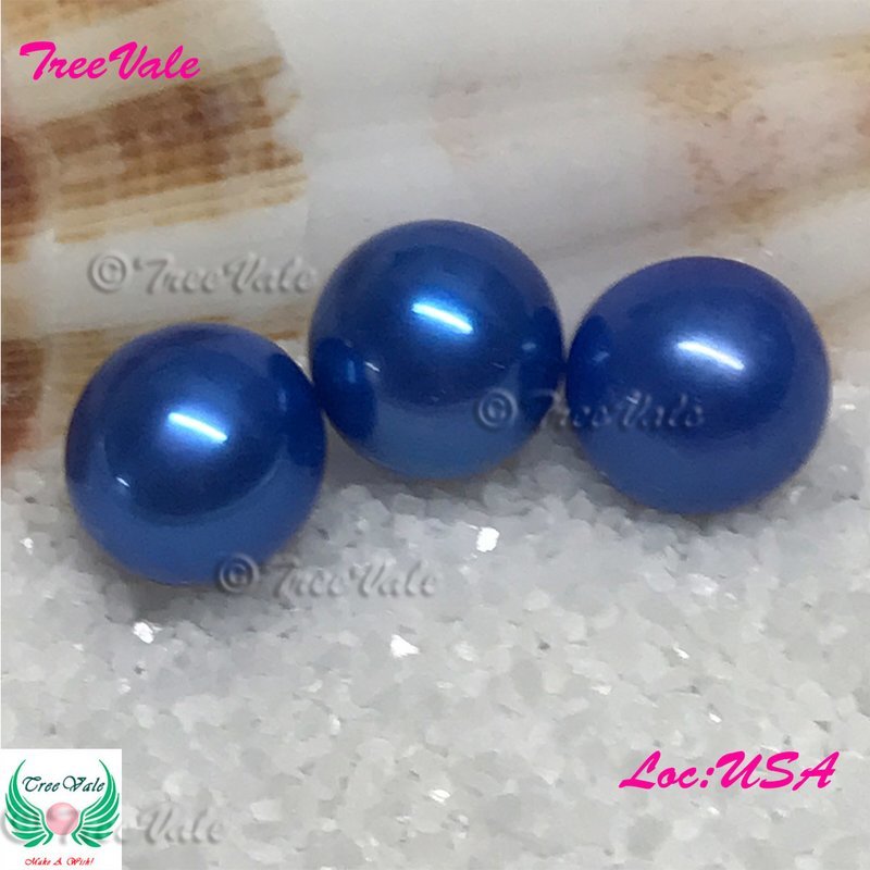 Loose SMALL Pearls [6-7mm] - Royal Blue