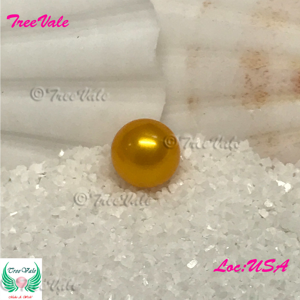 Loose SMALL Pearl [6-7mm] - Autumn Orange