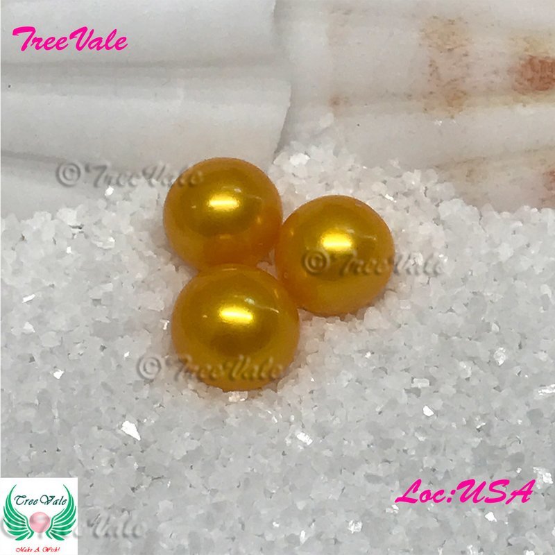 Loose SMALL Pearl [6-7mm] - Autumn Orange