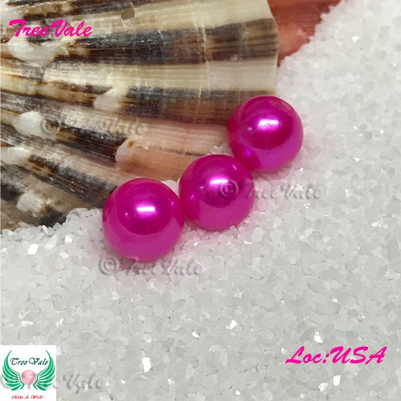 Loose SMALL Pearl [6-7mm] - Hot Pink