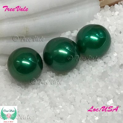 Loose SMALL Pearl [6-7mm]- Forest Green