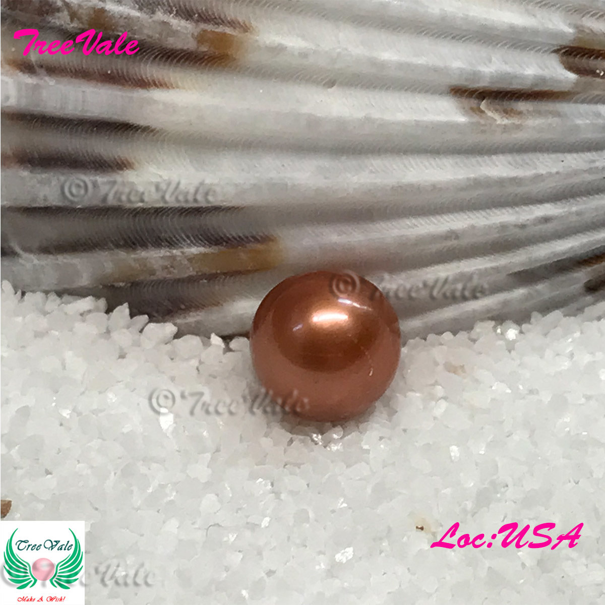 Rose Gold - 7-8mm Loose Large Pearl