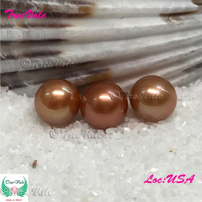 Loose SMALL Pearl [6-7mm]- Rose Gold