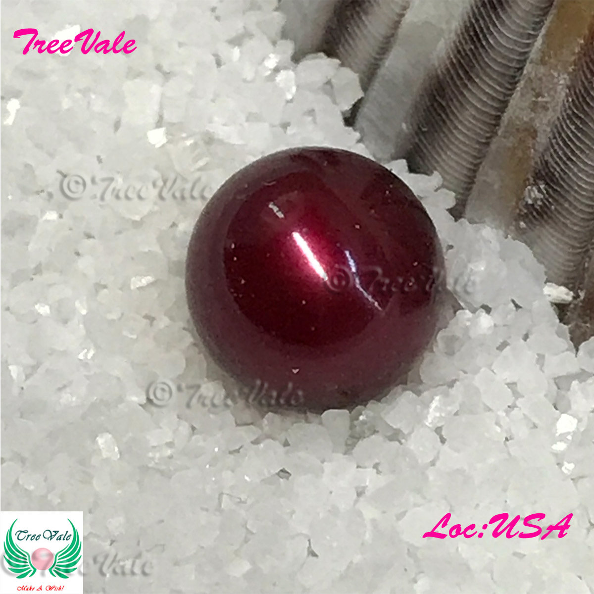 Christmas Red - 7-8mm Loose Large Pearl