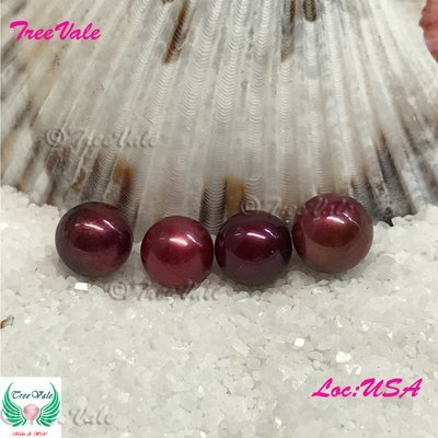 Loose SMALL Pearl [6-7mm] - Christmas Red