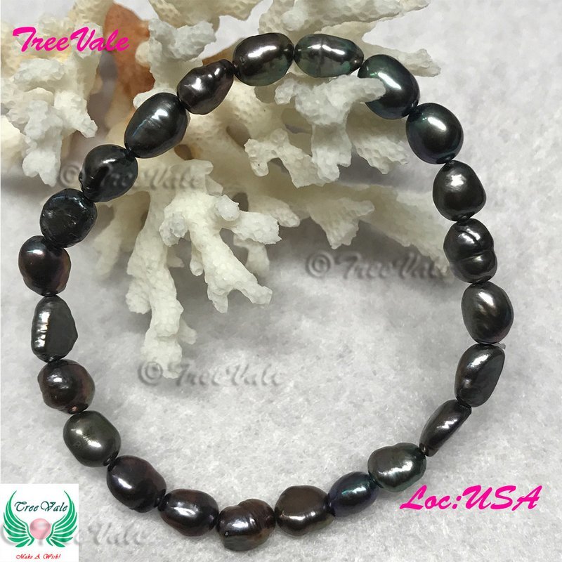 Tranquil Elastic Bracelet  - Black