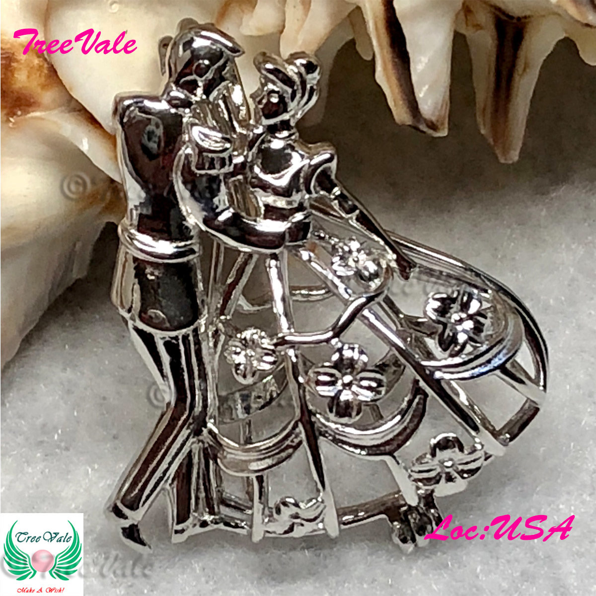 Starlight Dancing Charming - Solid 925 Sterling Silver - Locket Pearl Cage Pendant - Hold 6mm-9mm Pearl