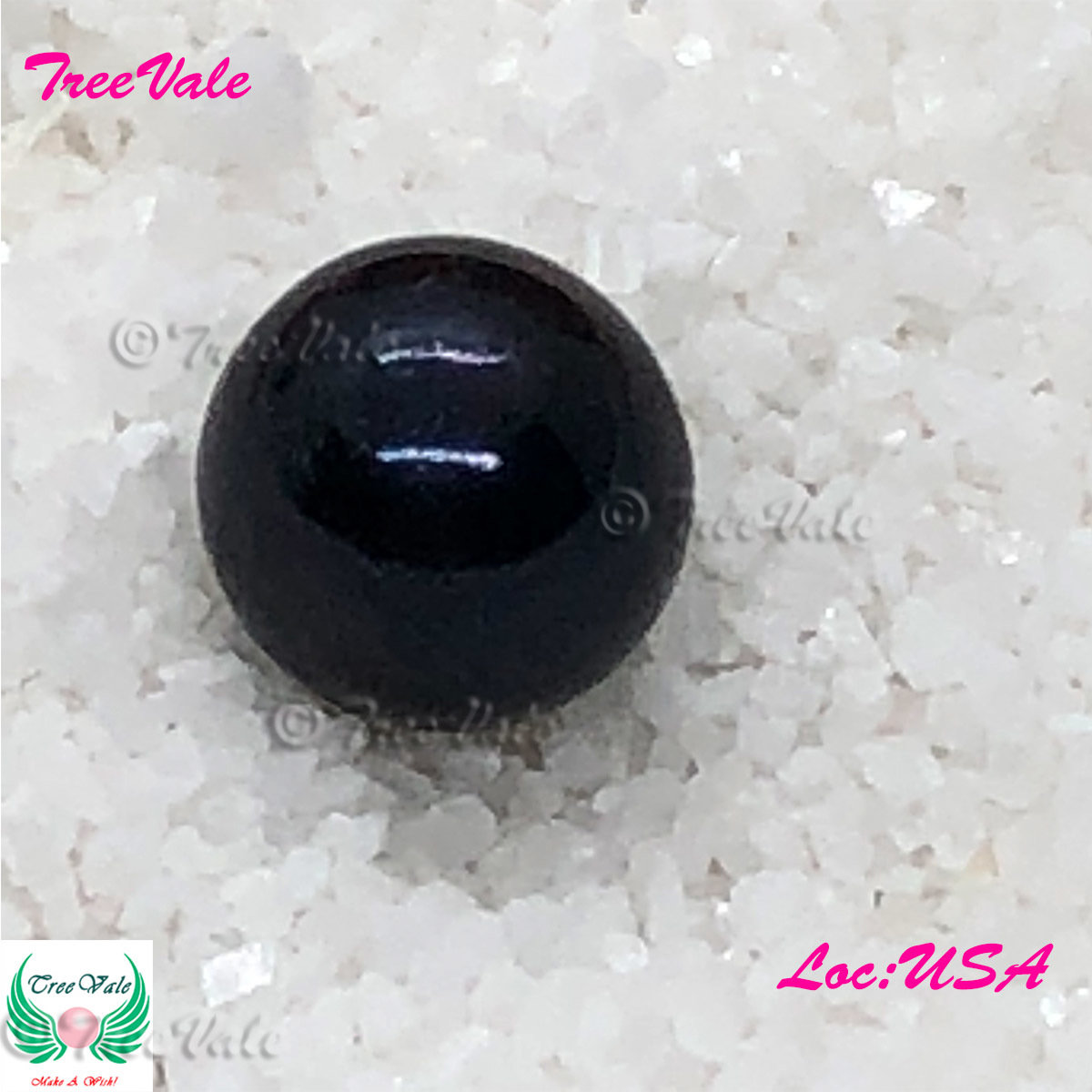 Pitch Black - 7-8mm Loose Large Pearl
