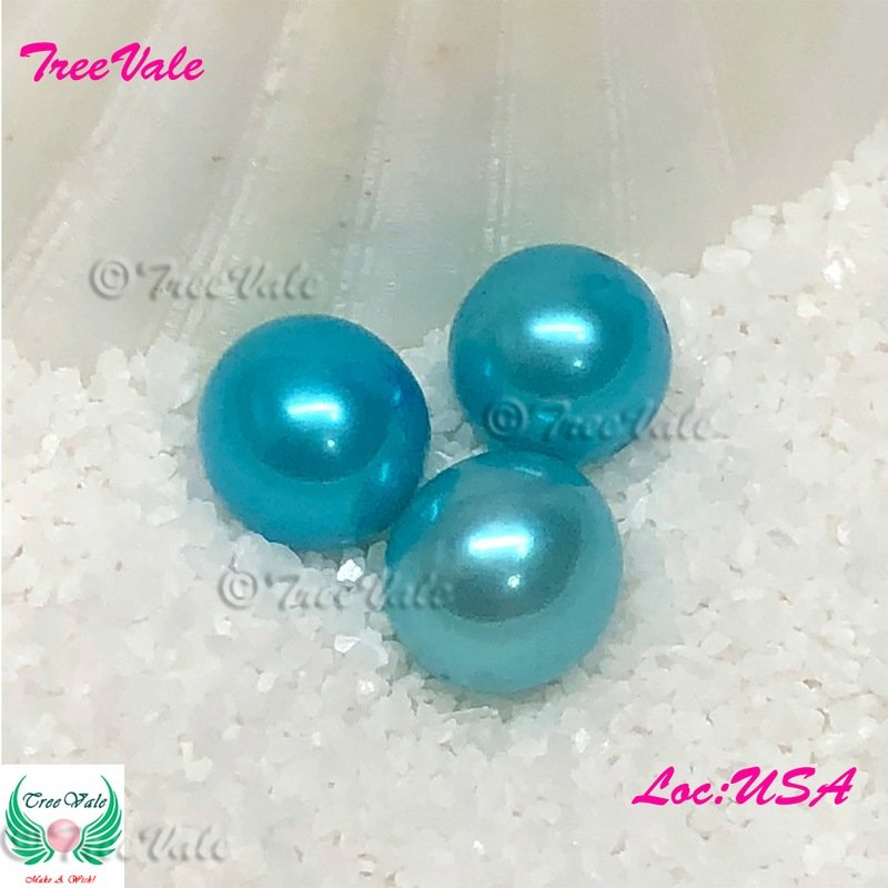 Loose SMALL Pearl [6-7mm]- Cyan