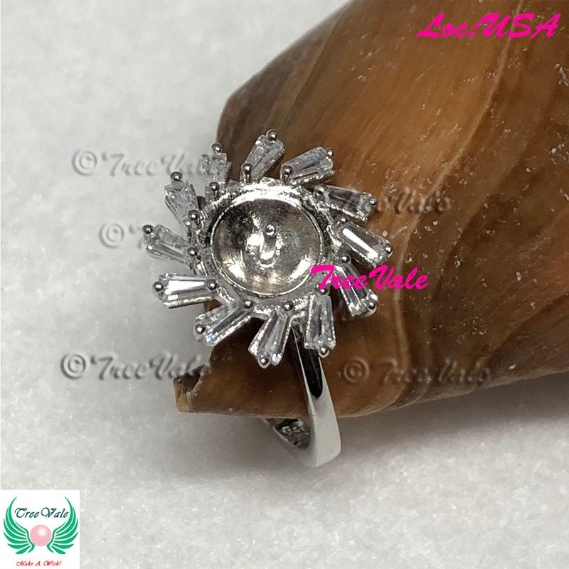 Daisy Flower Adjustable Ring - 925 Sterling Silver