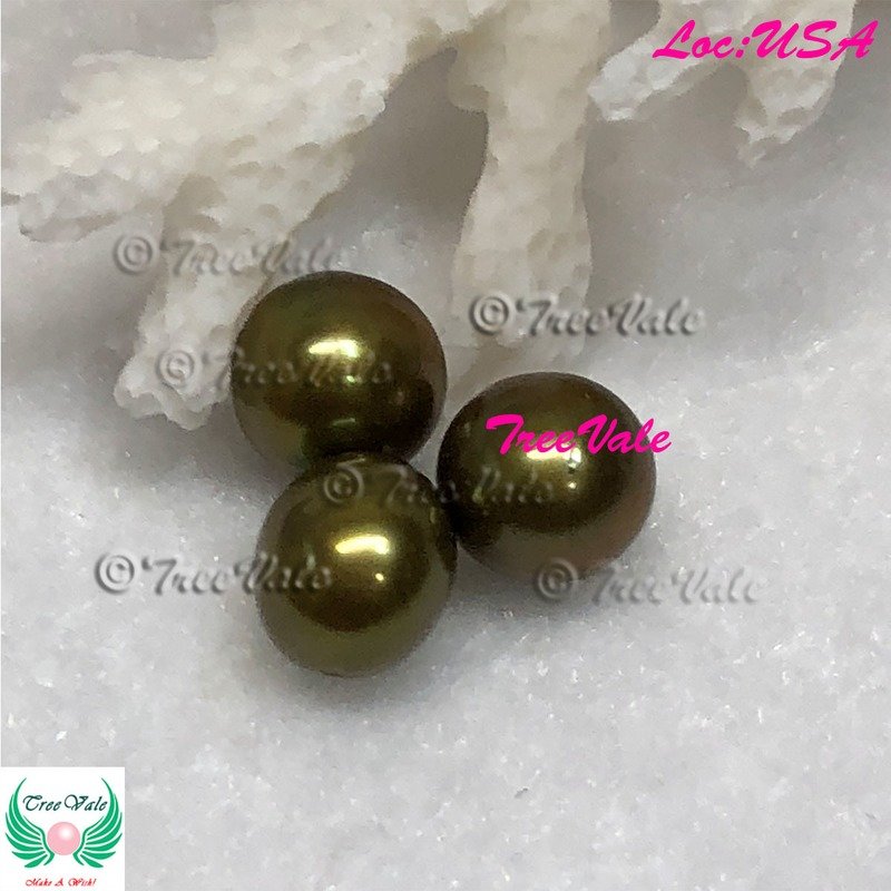 Lime Yellow - 7-8mm Loose Large Pearl