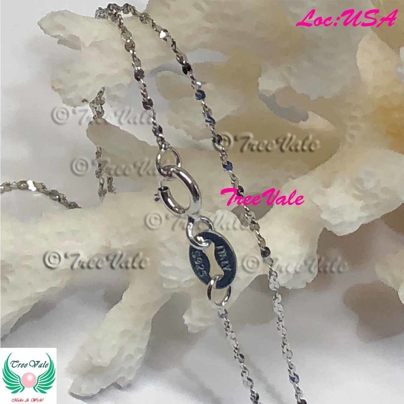 18&quot; CURB Chain - Solid 925 Sterling Silver