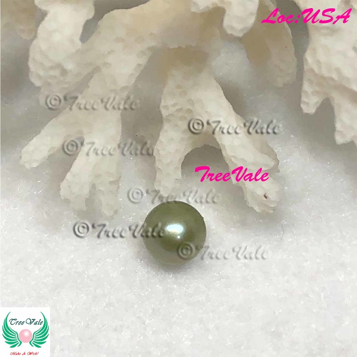 Eucalyptus Leaf - 7-8mm Loose Large Pearl