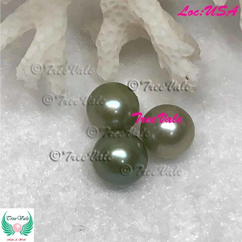Eucalyptus Leaf - 7-8mm Loose Large Pearl