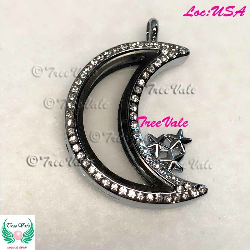 Crescent Floating Locket
