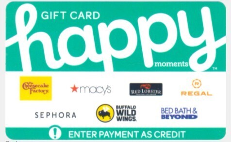 Happy Moments Gift Card