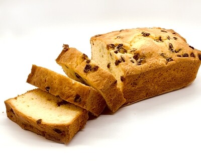 Panque de pasas (Raisins Poundcake)