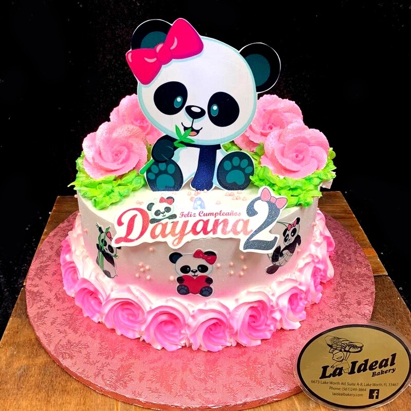 Panda girl Cake