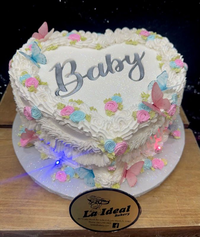 Reveal Heart Shaped Cake