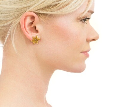 Yellow Starflower Earrings