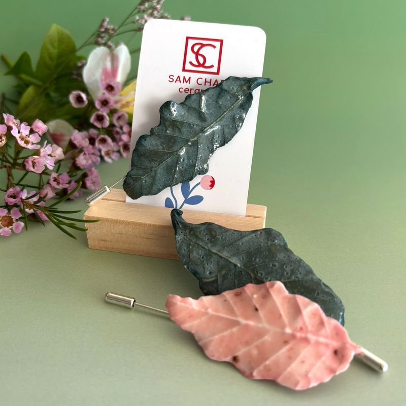 Leaf Brooch/Scarf Pin