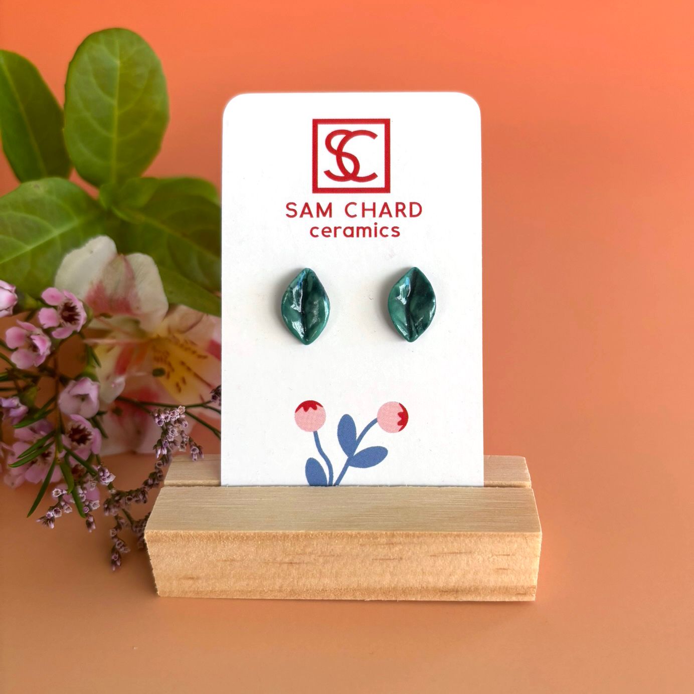 Little Leaf Stud Earrings - Style A
