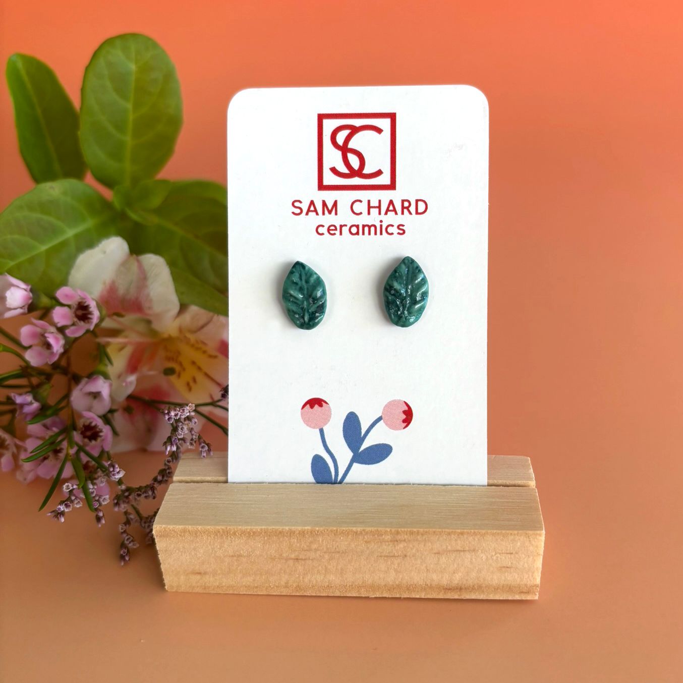 Little Leaf Stud Earrings - Style B