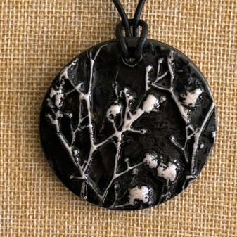Black Gypsophila Pendant