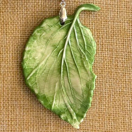 Light Green Leaf Pendant