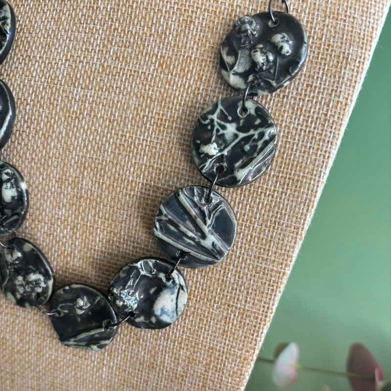 Pewter Botanical Necklace