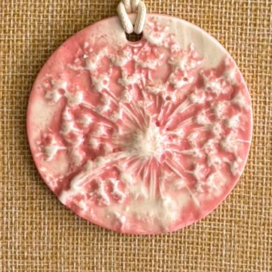 Pink Wild Carrot Pendant