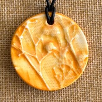 Yellow Gypsophila Pendant