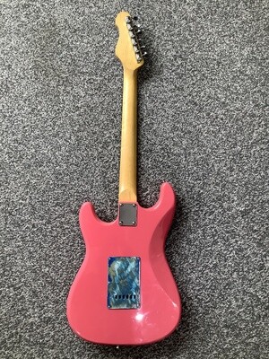 Encore Stratocaster - Pink with Custom Scratchplate