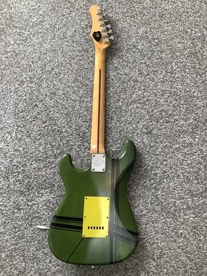 Stagg EVH Stratocaster - Custom Paint Job - Green/Yellow