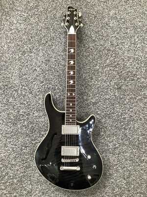 Shine SIL-510 Semi Acoustic Guitar - Black