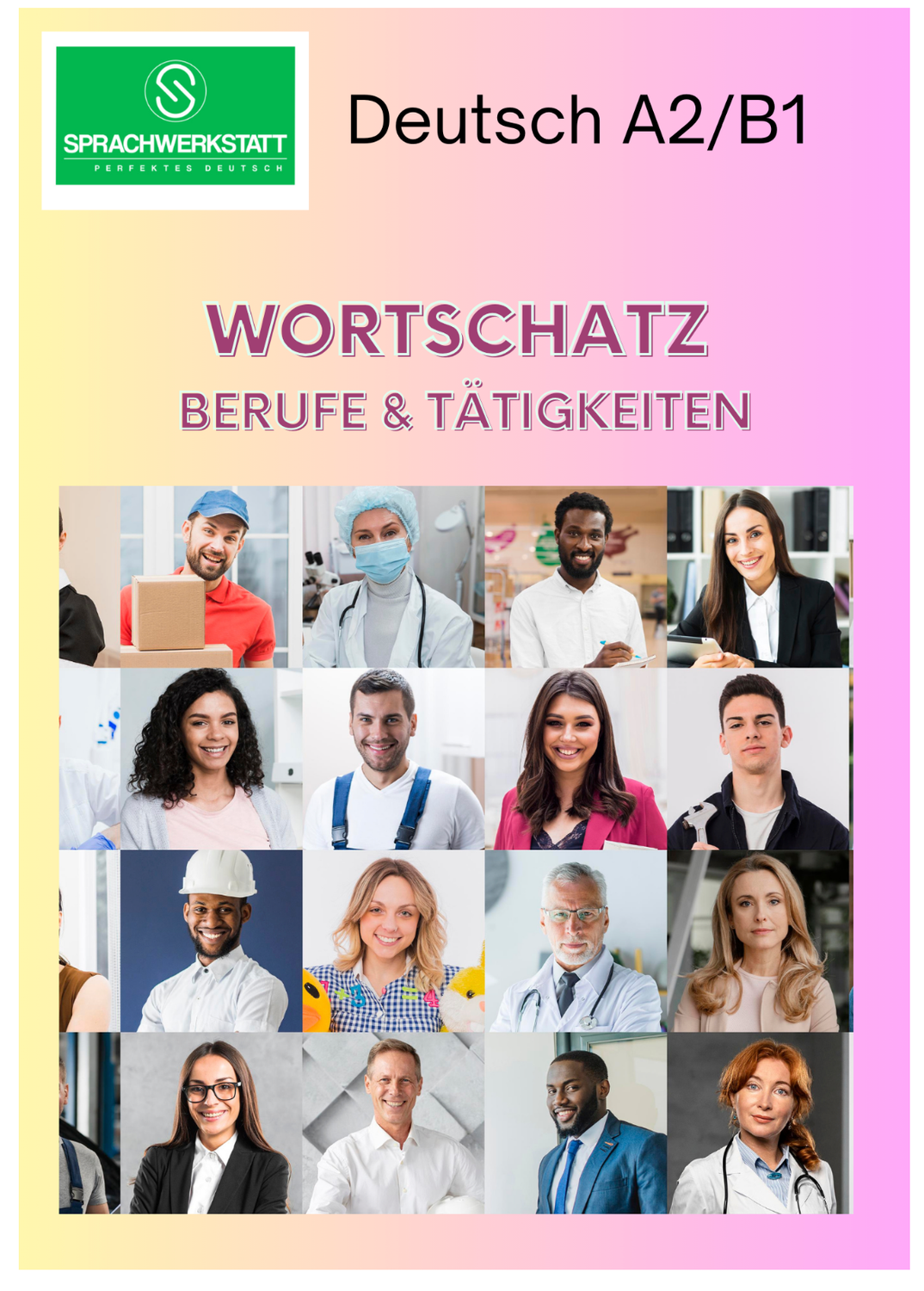Wortschatzliste &quot;Berufe&quot;