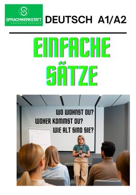 Einfache Sätze (Deutsch A1/A2)