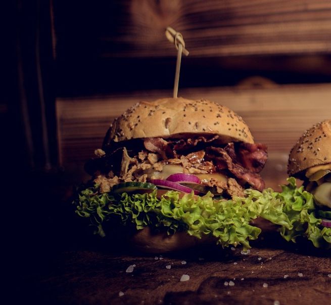 Pulled Chicken Burger