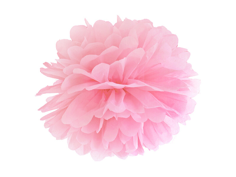 Vaaleanpunainen pompom koriste